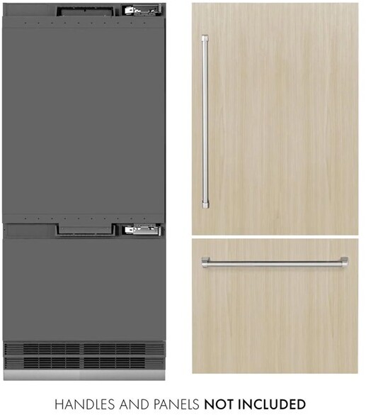 ZLINE 36 Inch 36" Built In Counter Depth Bottom Freezer Refrigerator GRBIT36 | Fridge.com