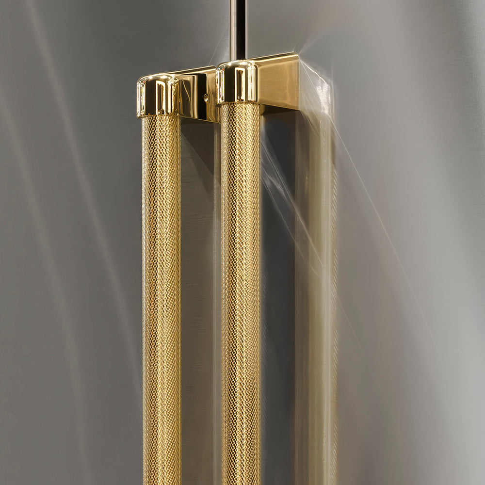ZLINE Autograph 72 in. Built-In Refrigerator W/ Gray Interior And Polished Gold Helix Handles - View 6 | Fridge.com
