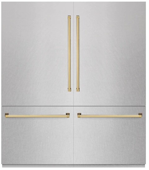 ZLINE 72 Inch autograph 72" Built In Counter Depth French Door Refrigerator GRBITZSN72G — FIN-0017970 | Fridge.com