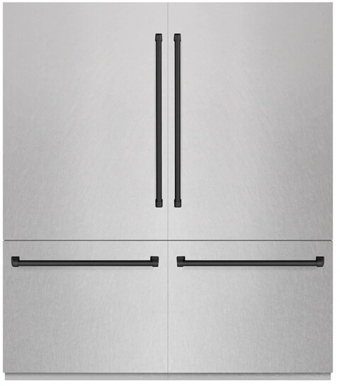 ZLINE 72 Inch autograph 72" Built In Counter Depth French Door Refrigerator GRBITZSN72MB — FIN-0019171 | Fridge.com