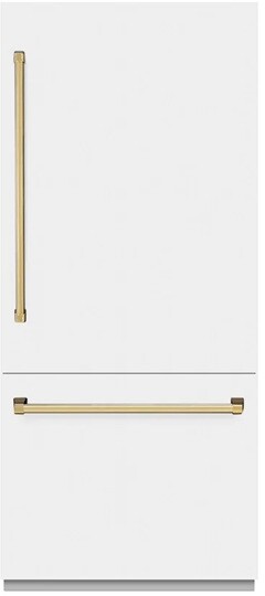 ZLINE 36 Inch autograph 36" Built In Counter Depth Bottom Freezer Refrigerator GRBITZWM36G — FIN-0019846 | Fridge.com