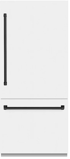 ZLINE 36 Inch autograph 36" Built In Counter Depth Bottom Freezer Refrigerator GRBITZWM36MB | Fridge.com