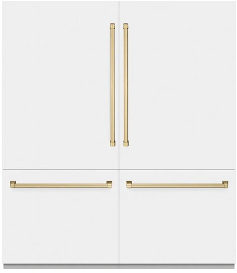 ZLINE 72 Inch autograph 72" Built In Counter Depth French Door Refrigerator GRBITZWM72CB | Fridge.com