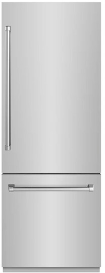 ZLINE 30 Inch 30" Built In Counter Depth Bottom Freezer Refrigerator GRBIV30430 | Fridge.com