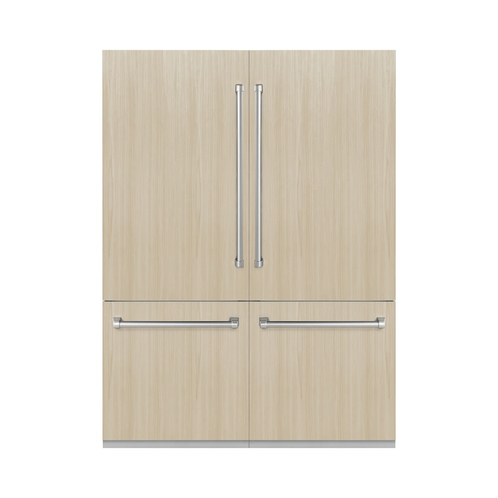 ZLINE 60 Inch Built In Counter Depth French Door Refrigerator GRBIV60 - View 4 | Fridge.com