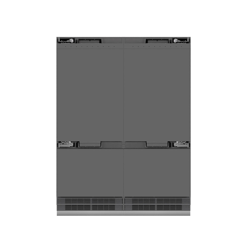 ZLINE 60 Inch Built In Counter Depth French Door Refrigerator GRBIV60 - View 6 | Fridge.com