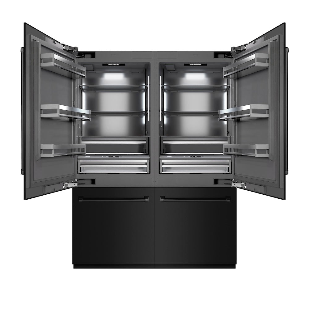 ZLINE 60 Inch 60" Built In Counter Depth French Door Refrigerator GRBIVBS60 | Fridge.com