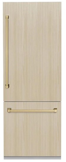 ZLINE 30 Inch autograph 30" Built In Counter Depth Bottom Freezer Refrigerator GRBIVZ30CB | Fridge.com