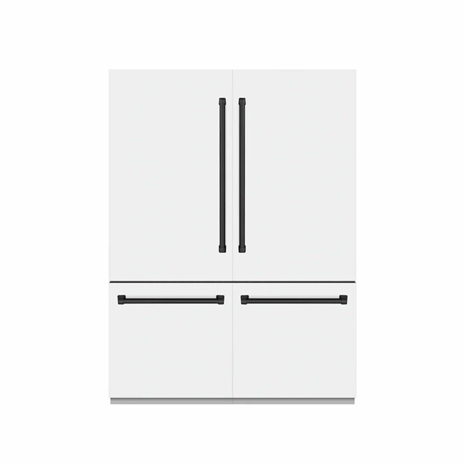 60 Inch autograph 60" Built In Counter Depth French Door Refrigerator GRBIVZWM60MB — ZLINE, model GRBIVZ-WM-60-MB