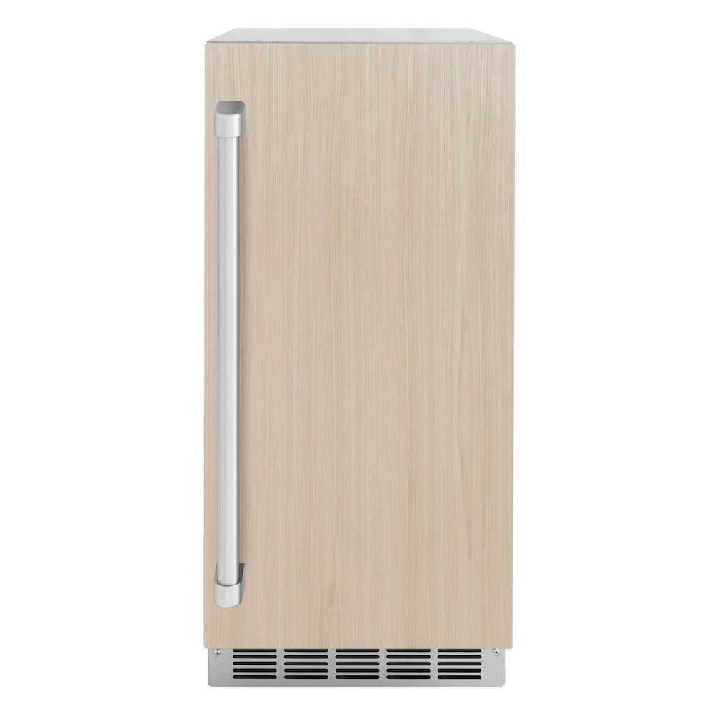 ZLINE 15 in. Touchstone Clear Cube Ice Maker With Drain Pump And Panel Ready Door - View 4 | Fridge.com