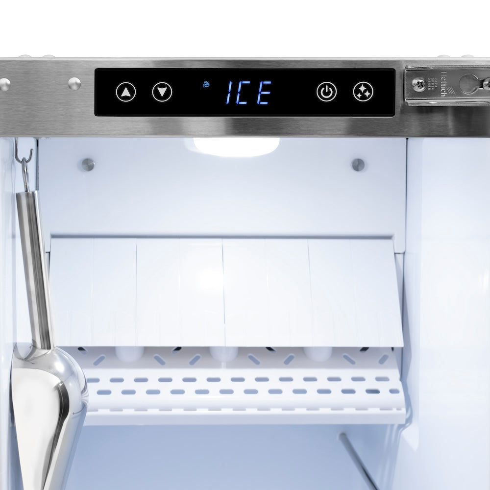 ZLINE Autograph Edition 15 in. Touchstone Gourmet Ice Maker With Drain Pump And Door With Handle - View 5 | Fridge.com