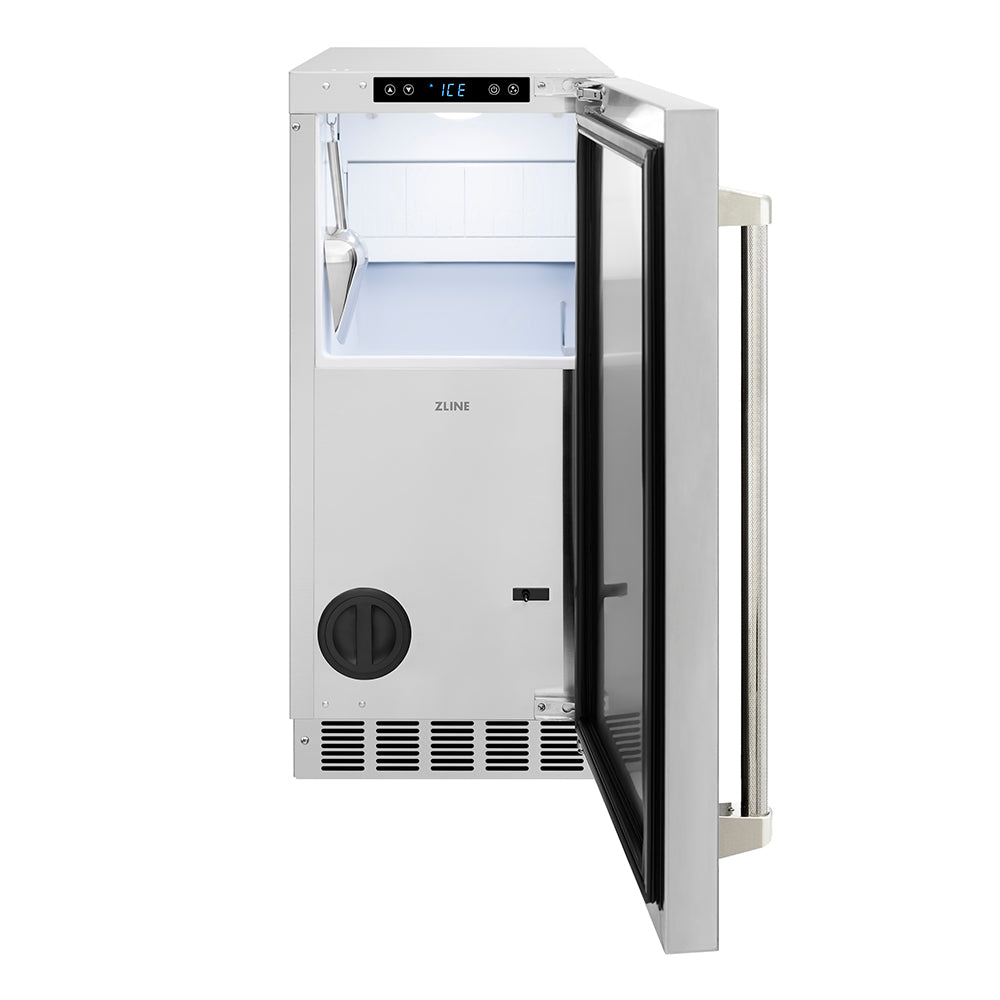 ZLINE Touchstone 15" Built In Undercounter Ice Maker IGMDZST15KPN - View 5 | Fridge.com