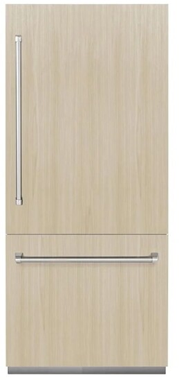 ZLINE 36 in. 19.8 cu. ft. Panel Ready Built-In Bottom Freezer Refrigerator with Water Dispenser and Ice Maker (RBIT-36) | Fridge.com