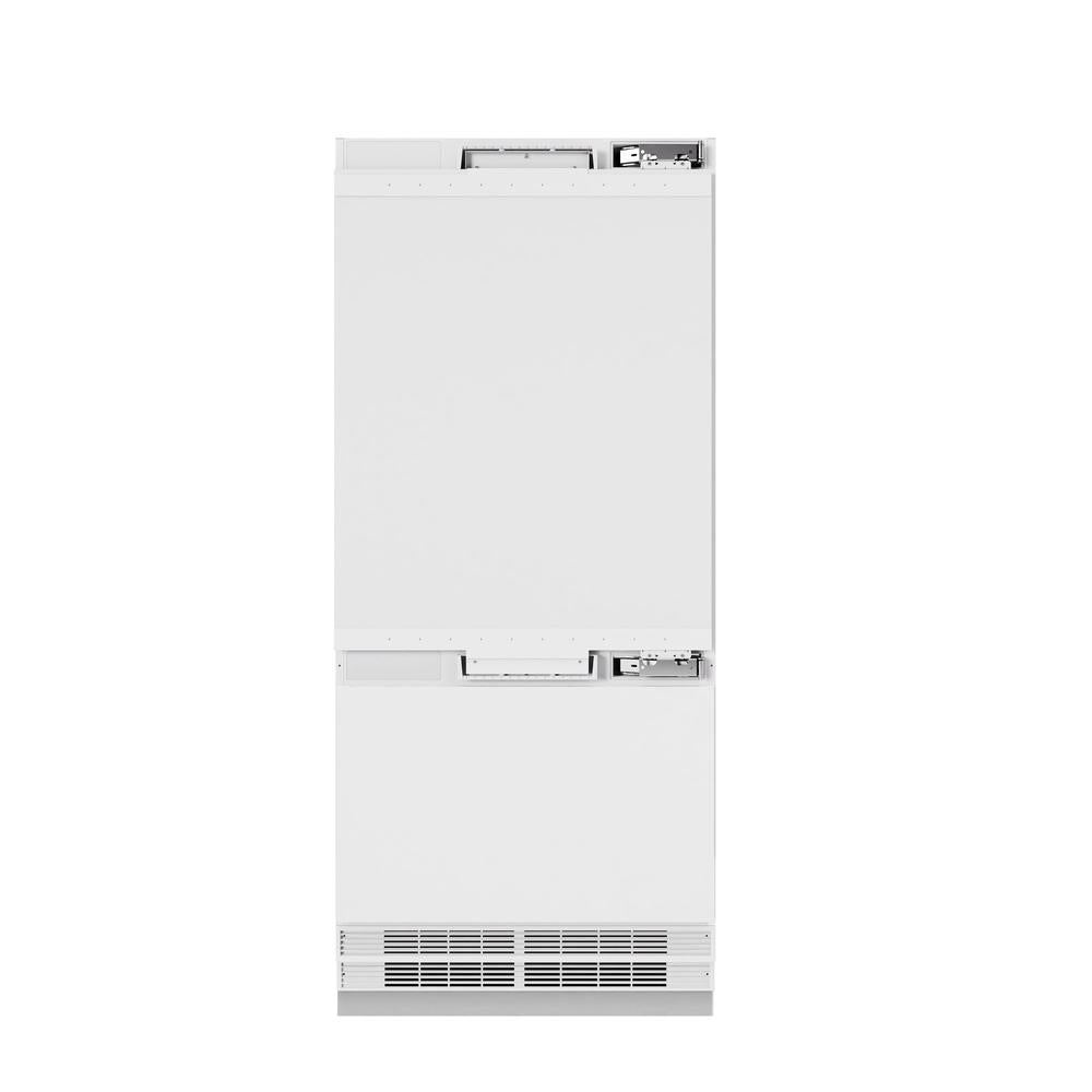 ZLINE 36 in. 19.8 cu. ft. Panel Ready Built-In Bottom Freezer Refrigerator With Water Dispenser And Ice Maker (Rbit-36) - View 5 | Fridge.com