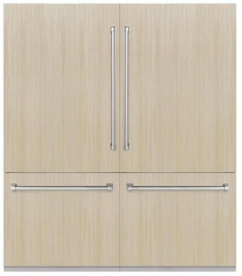 ZLINE 72 in. 39.6 cu. ft. Panel Ready French Door Built-In Bottom Freezer Refrigerator with Water Dispensers and Ice Makers (RBIT-72) | Fridge.com