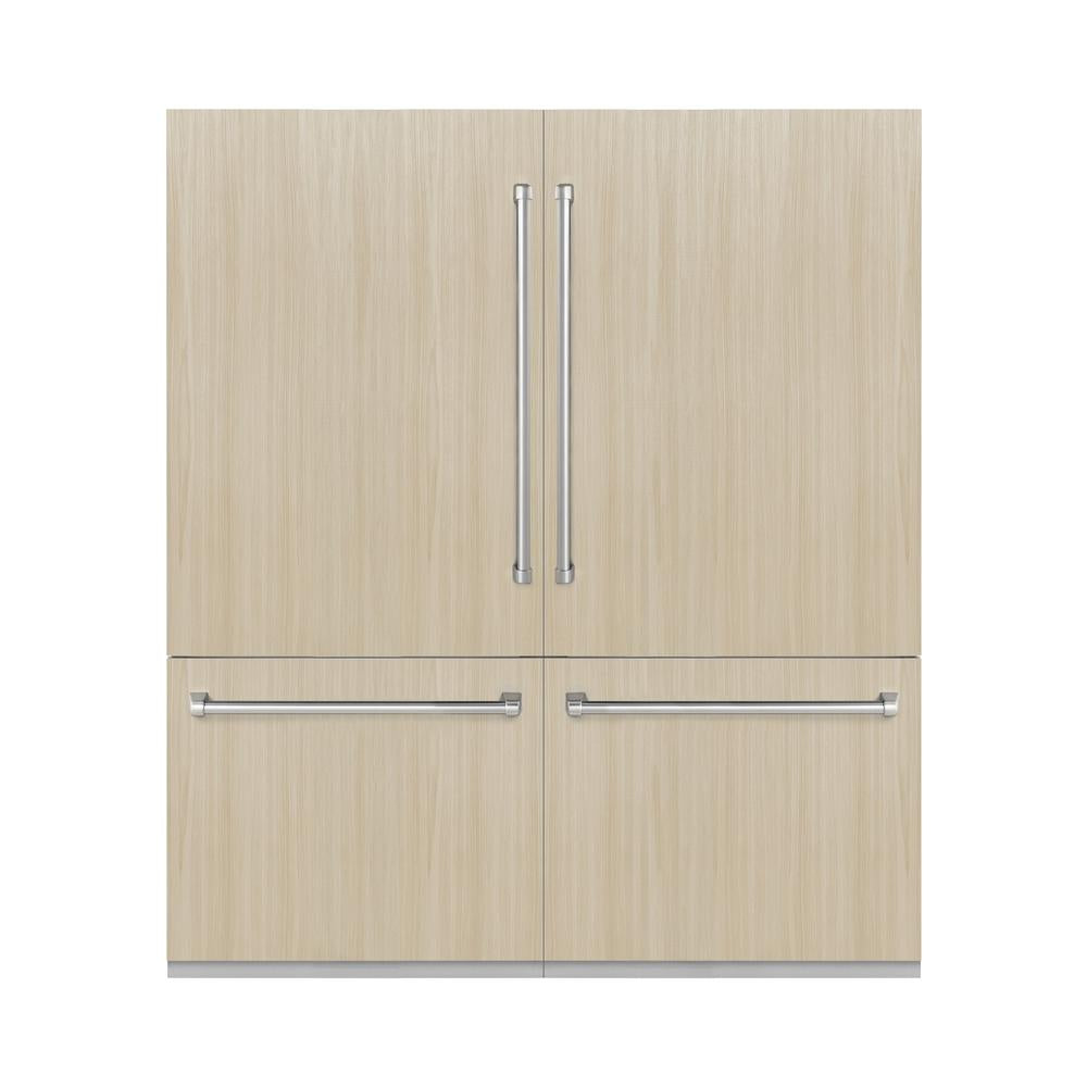 ZLINE 72 Inch 72" Built In Counter Depth French Door Refrigerator RBIT72 - View 5 | Fridge.com