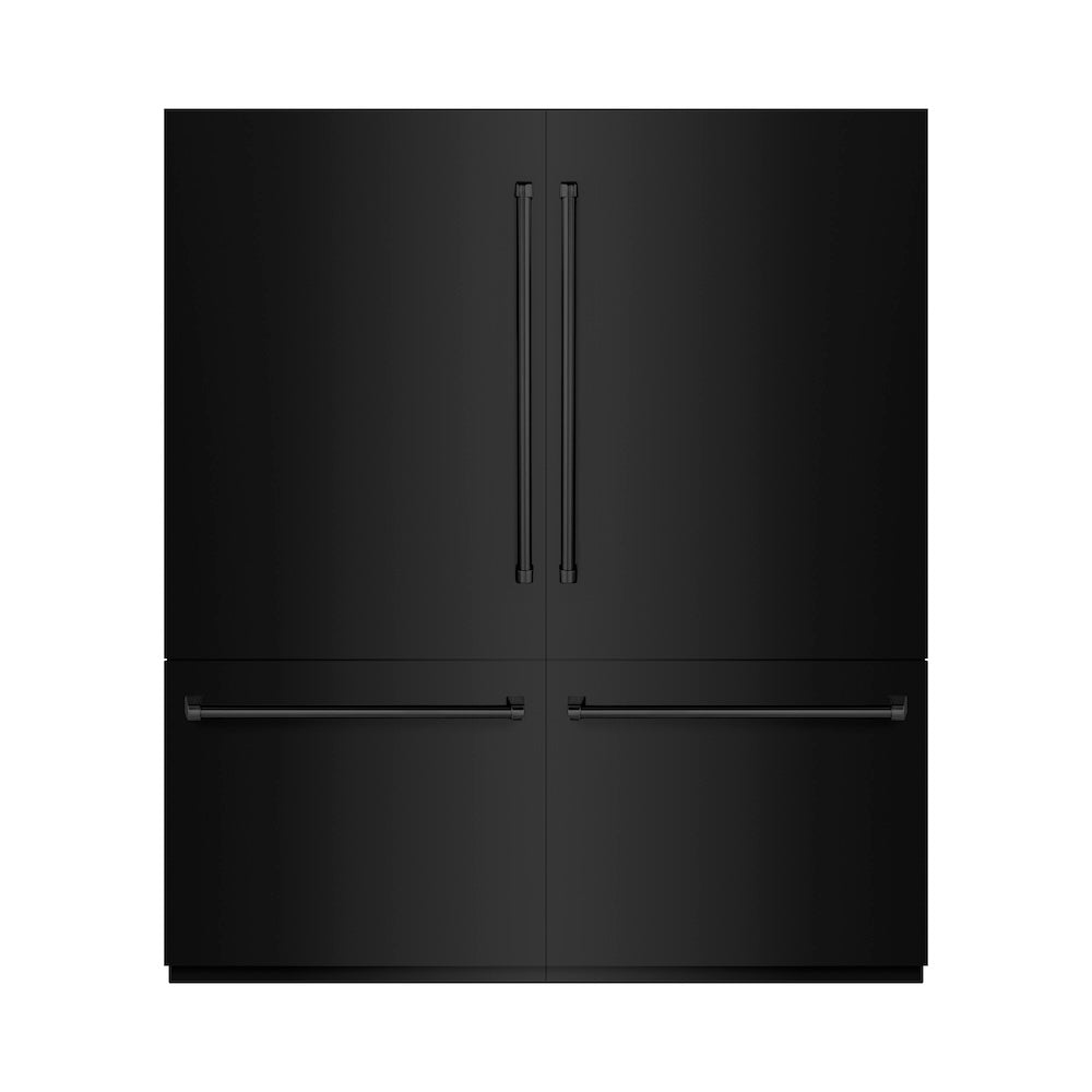 ZLINE 72 Inch 72" Built In Counter Depth French Door Refrigerator RBITBS72 - View 2 | Fridge.com