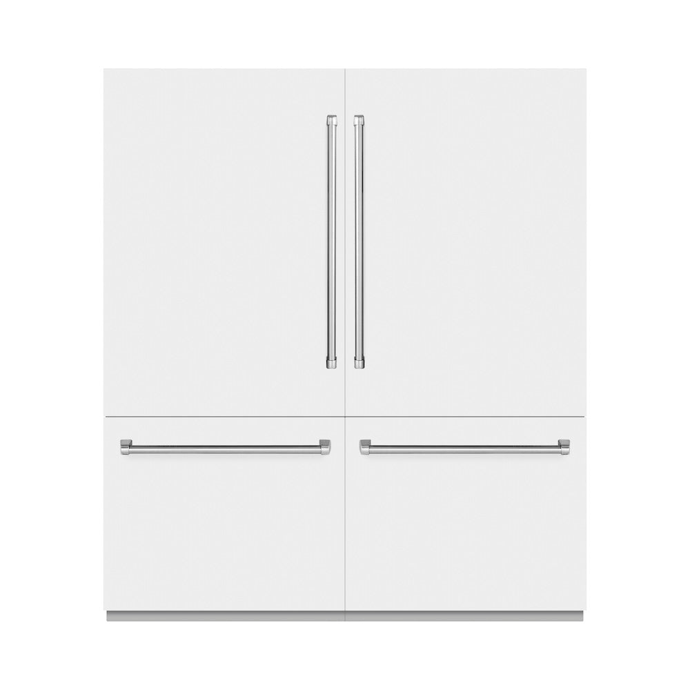 ZLINE 72 Inch 72" Built In Counter Depth French Door Refrigerator RBITWM72 | Fridge.com