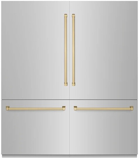 ZLINE 72 Inch autograph 72" Built In Counter Depth French Door Refrigerator RBITZ30472CB | Fridge.com