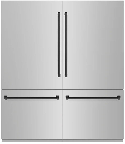ZLINE 72 Inch autograph 72" Built In Counter Depth French Door Refrigerator RBITZ30472MB — FIN-0017983 | Fridge.com
