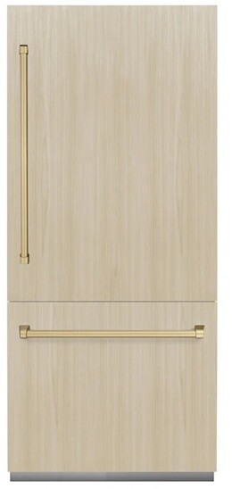 ZLINE 36 Inch autograph 36" Built In Counter Depth Bottom Freezer Refrigerator RBITZ36CB — FIN-0015076 | Fridge.com