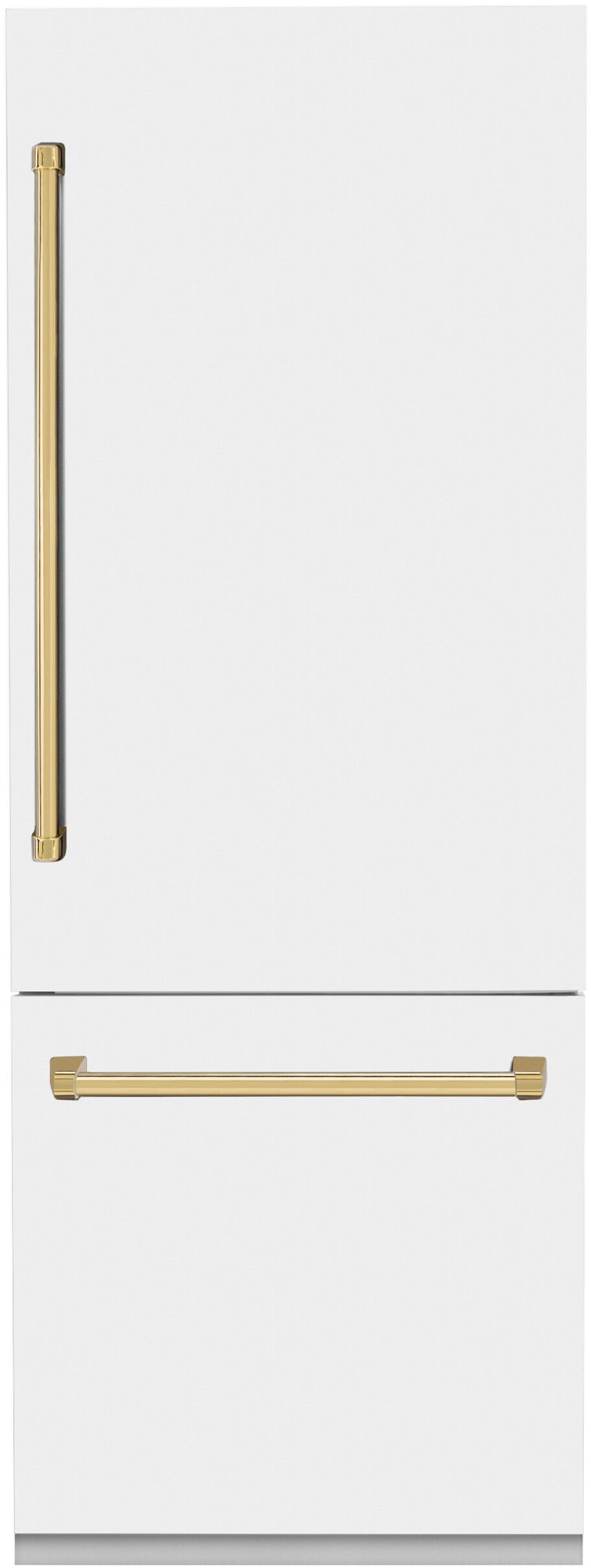 ZLINE 30 Inch autograph 30" Built In Counter Depth Bottom Freezer Refrigerator RBIVZWM30G — FIN-0018010 | Fridge.com