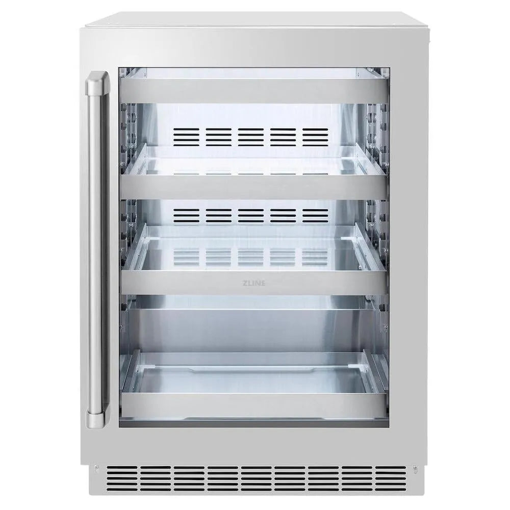 ZLINE 24" Built In Undercounter Beverage Center RBSOGS24 - View 2 | Fridge.com