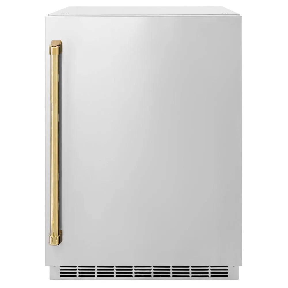 ZLINE Autograph 24" Built In Undercounter Beverage Center RBSOZST24G - View 2 | Fridge.com