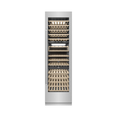 ZLINE Autograph 24 in. 12.4 cu. ft. Triple Zone 100 Bottle Column Wine Cooler and Accents | Fridge.com