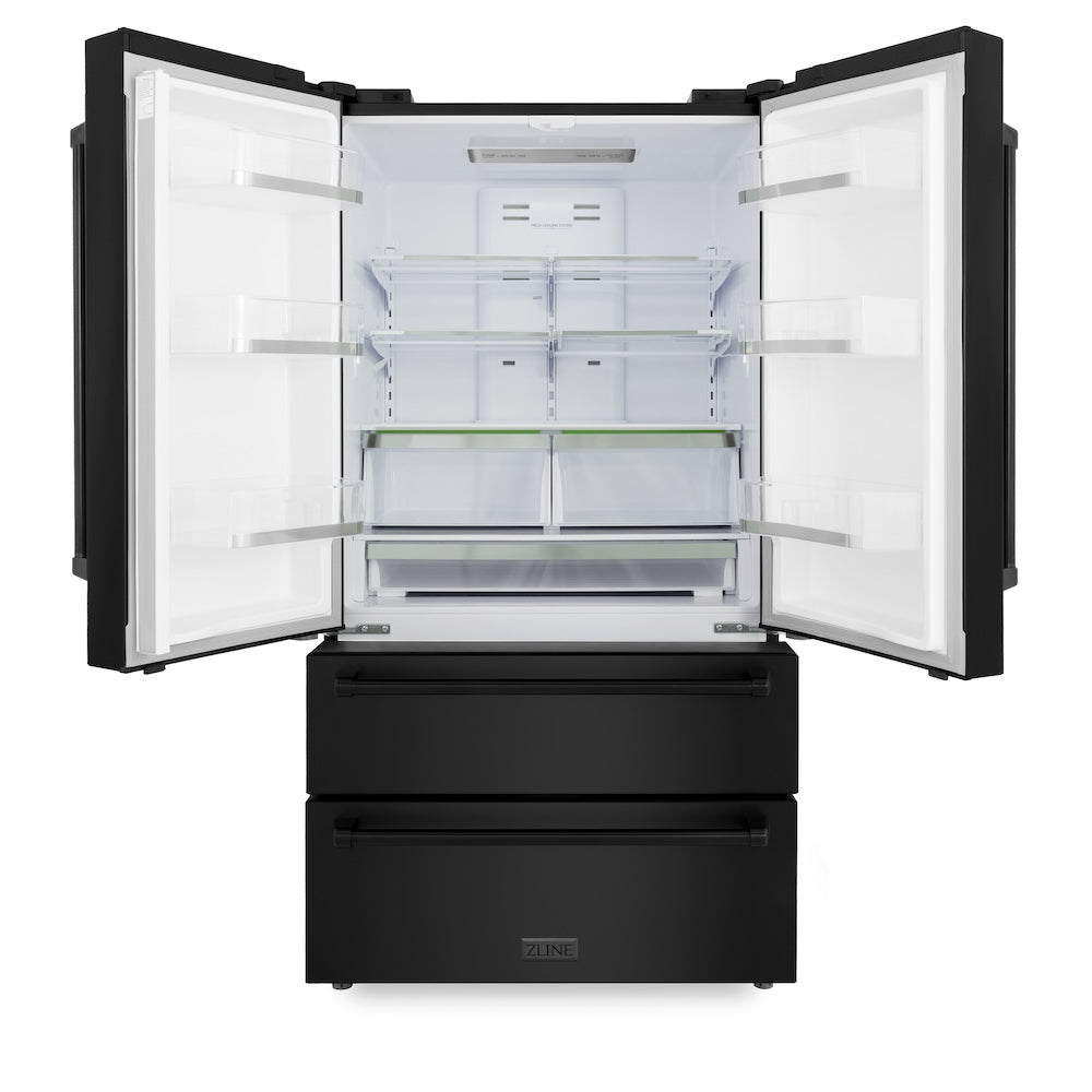 ZLINE 36 Inch 36" Counter Depth French Door Refrigerator RFM36BS | Fridge.com