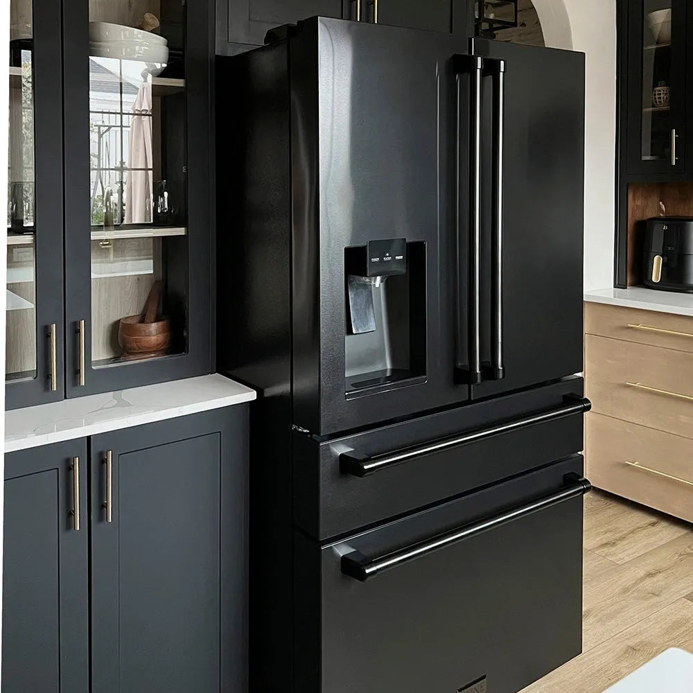 ZLINE 36 in. Counter-Depth French Door Refrigerator - View 3 | Fridge.com