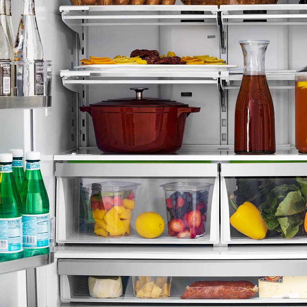 ZLINE 36 Inch Autograph 36" Counter Depth French Door Refrigerator RFMZ36BSFCB - View 2 | Fridge.com