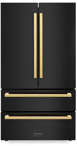 ZLINE 36 Inch autograph 36" Counter Depth French Door Refrigerator RFMZ36BSFG | Fridge.com