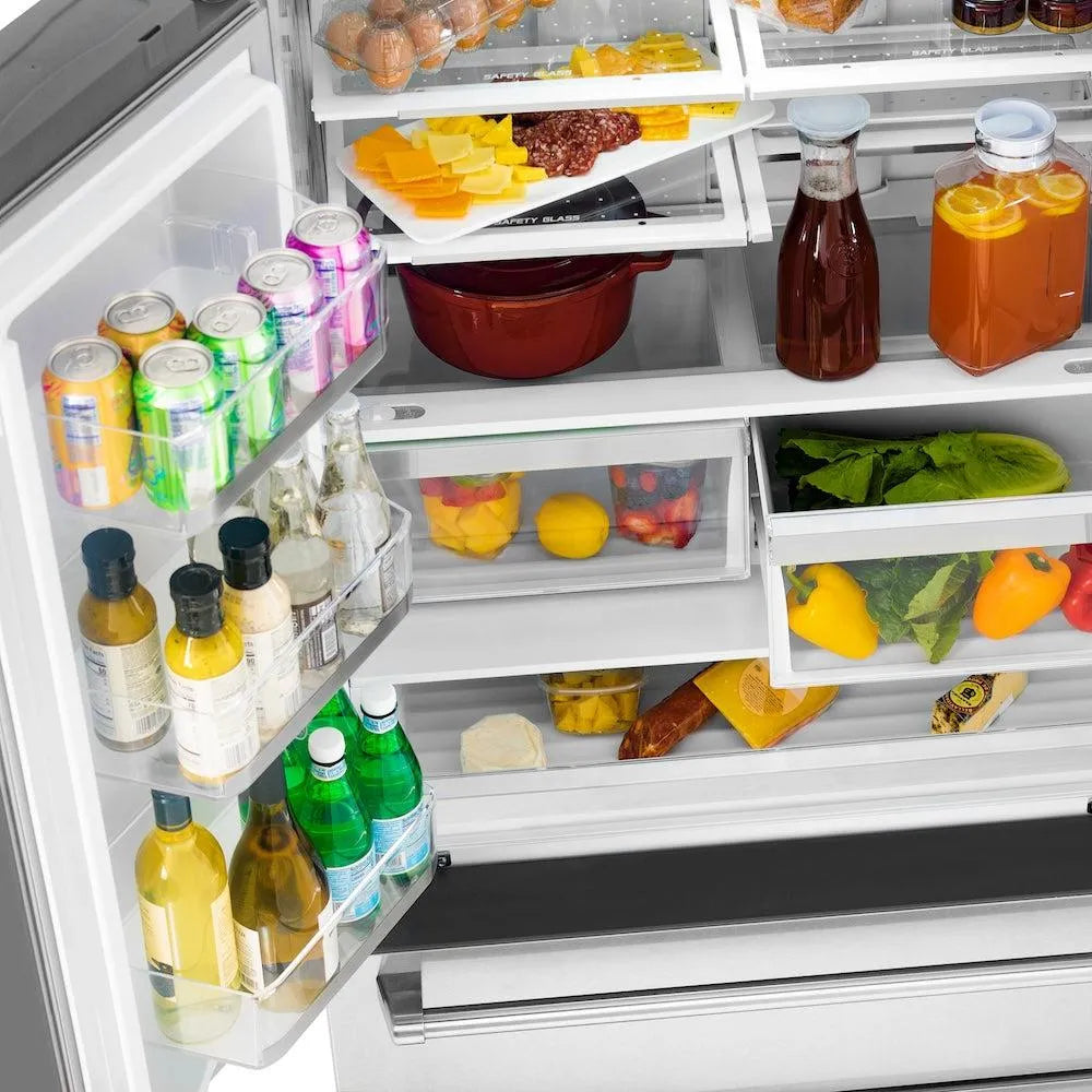 ZLINE 36 Inch Autograph 36" Counter Depth French Door Refrigerator RFMZ36FG - View 4 | Fridge.com