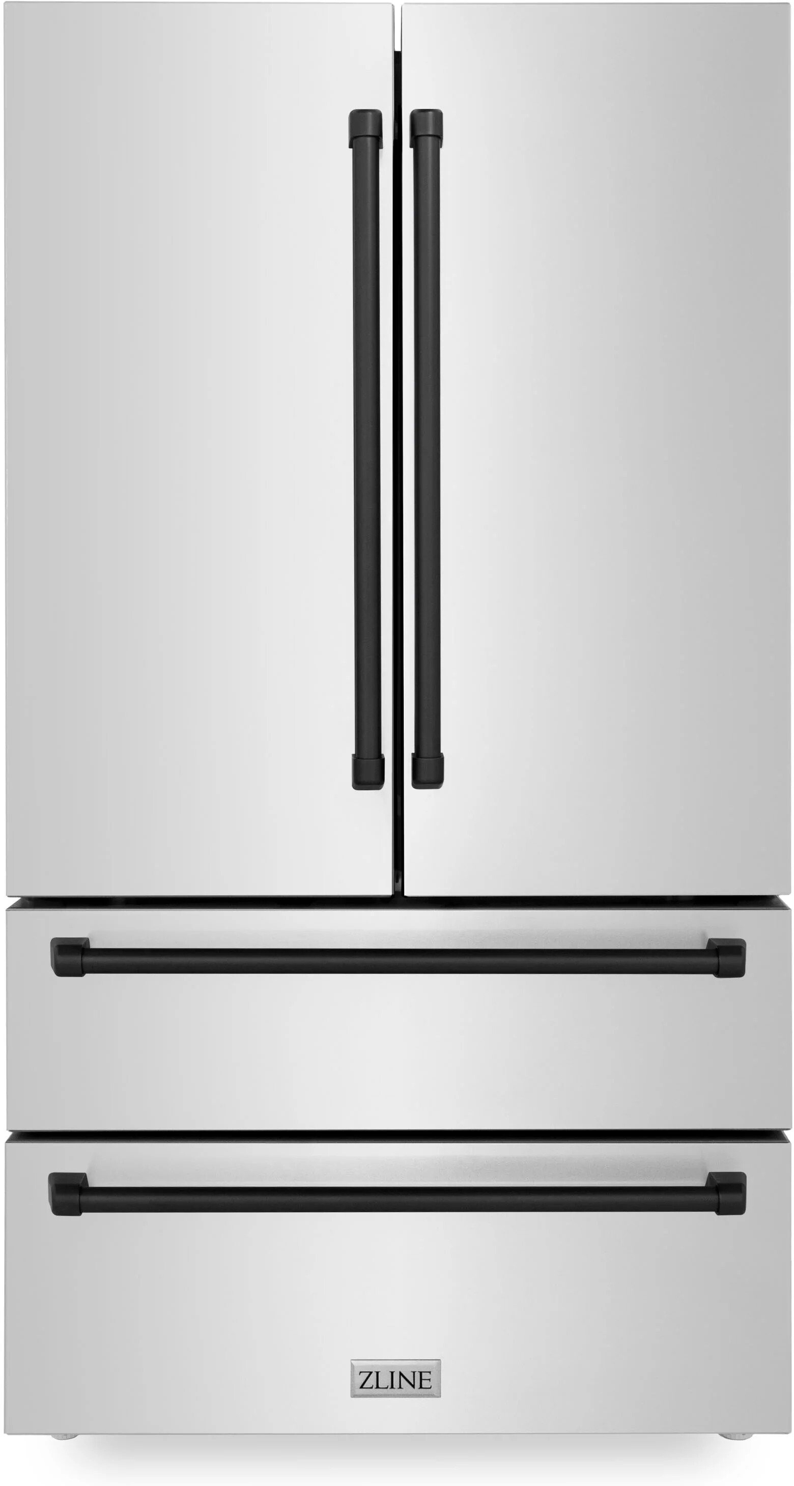 ZLINE 36 Inch autograph 36" Counter Depth French Door Refrigerator RFMZ36MB — FIN-0019929 | Fridge.com