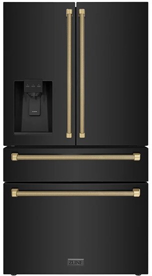 ZLINE 36 Inch autograph 36" Counter Depth French Door Refrigerator RFMZW36BSKCB — FIN-0018175 | Fridge.com