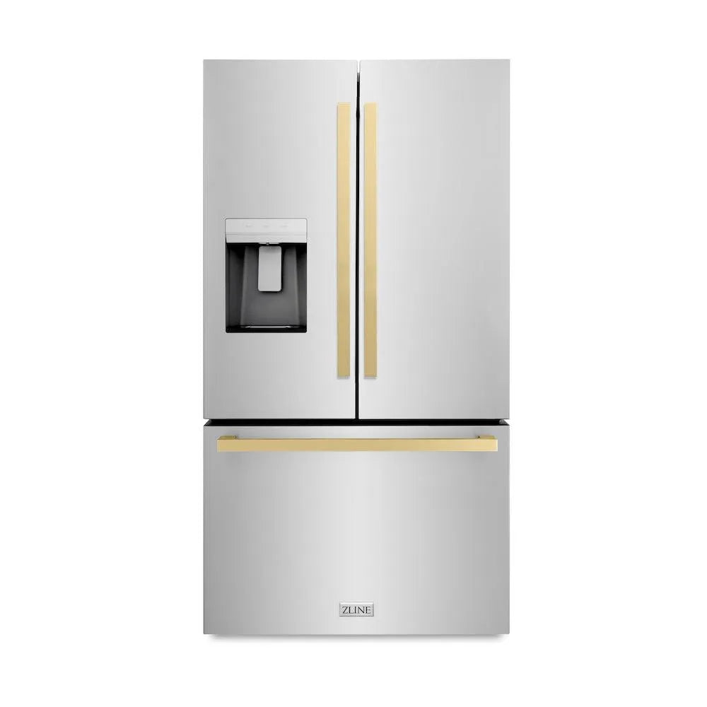 ZLINE 36 Inch autograph 36" French Door Refrigerator RSMZW36FCB | Fridge.com