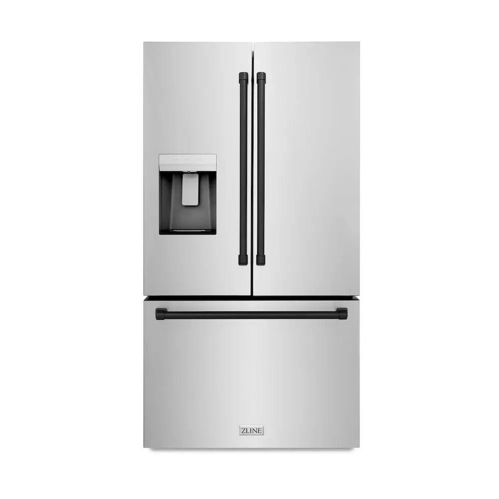 ZLINE 36 Inch autograph 36" French Door Refrigerator RSMZW36MB | Fridge.com