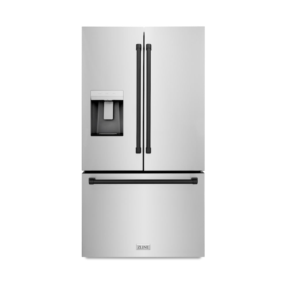 ZLINE 36 Inch Autograph 36" French Door Refrigerator RSMZW36MB - View 6 | Fridge.com