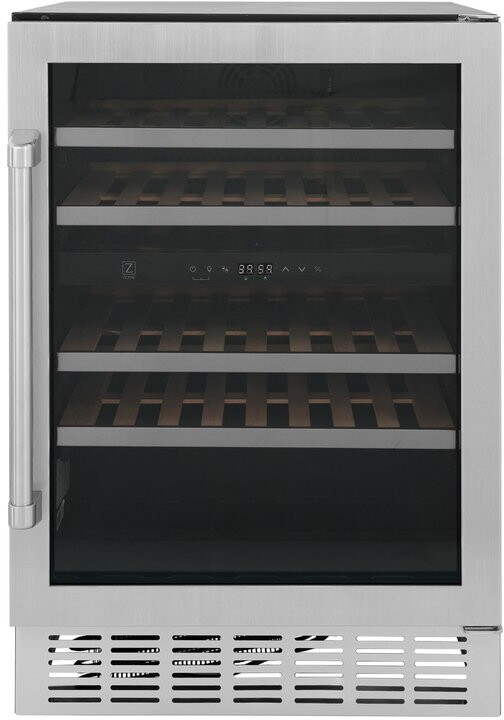 ZLINE 24 in. Monument Dual Zone 44 Bottle Wine Cooler in Stainless Steel (RWV-UD-24) | Fridge.com