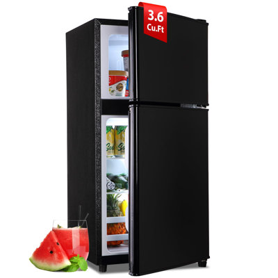 Mini Fridge with Freezer, 3.9 Cu. Ft. Adjustable Thermostat Compact Fridge with Freezer, Office Mini Refrigerator with Freezers, Small Size Dorm Fridg | Fridge.com
